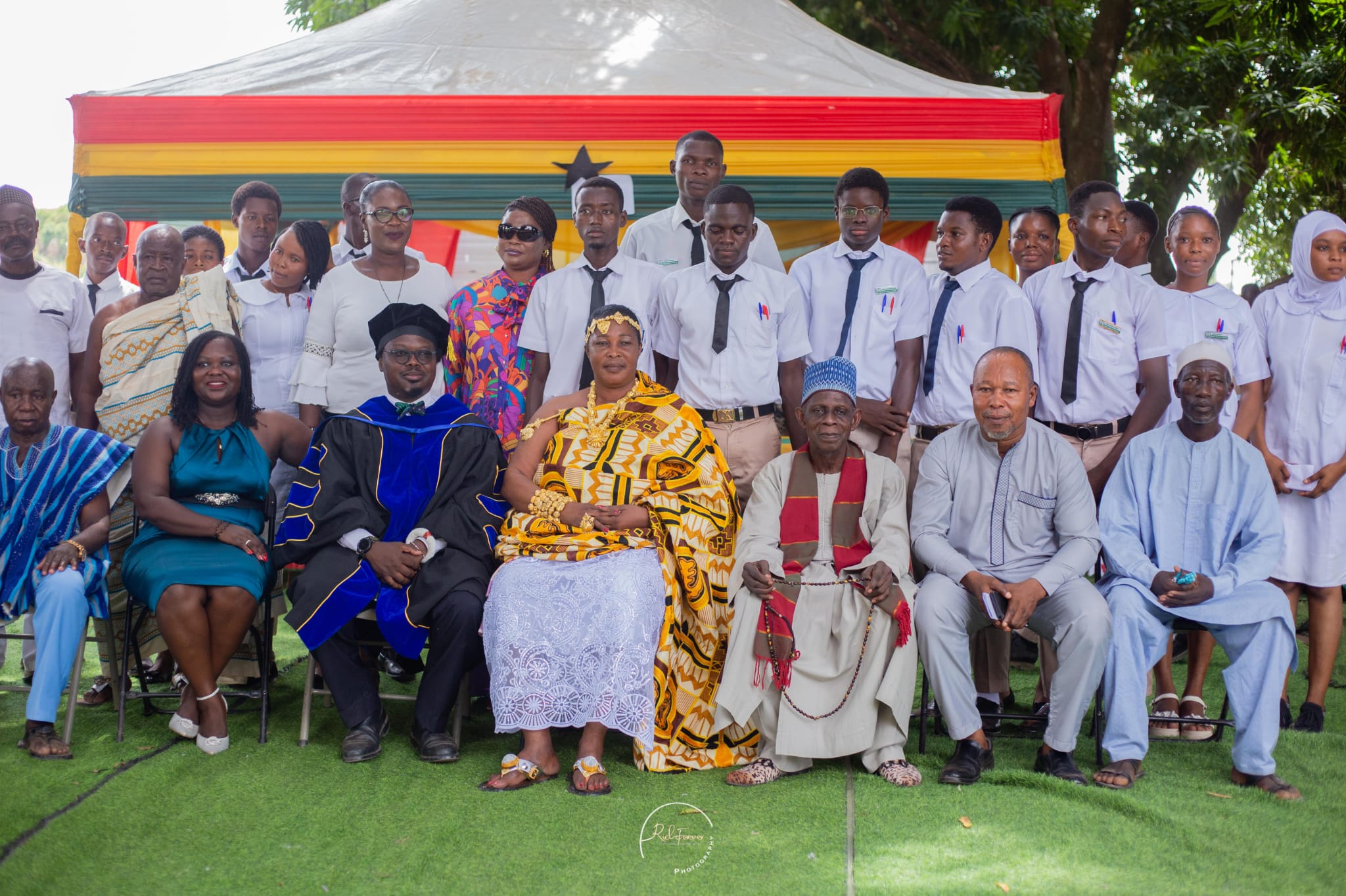Students and staff at Martin Luther Health Training School